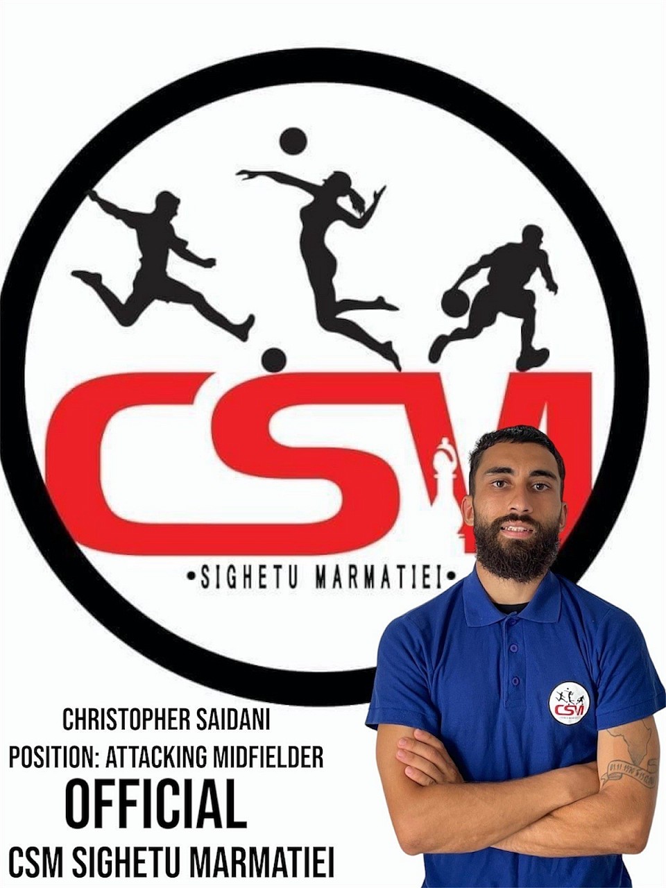 DEAL ✍️🇹🇩🚨✅  FRANCE / Christopher Saidani (attacking midfielder) joins CSM Sighetu Marmației Division three in Romania   Congratulations SAIDANI!   I wish you the best for the 2024/25 season.