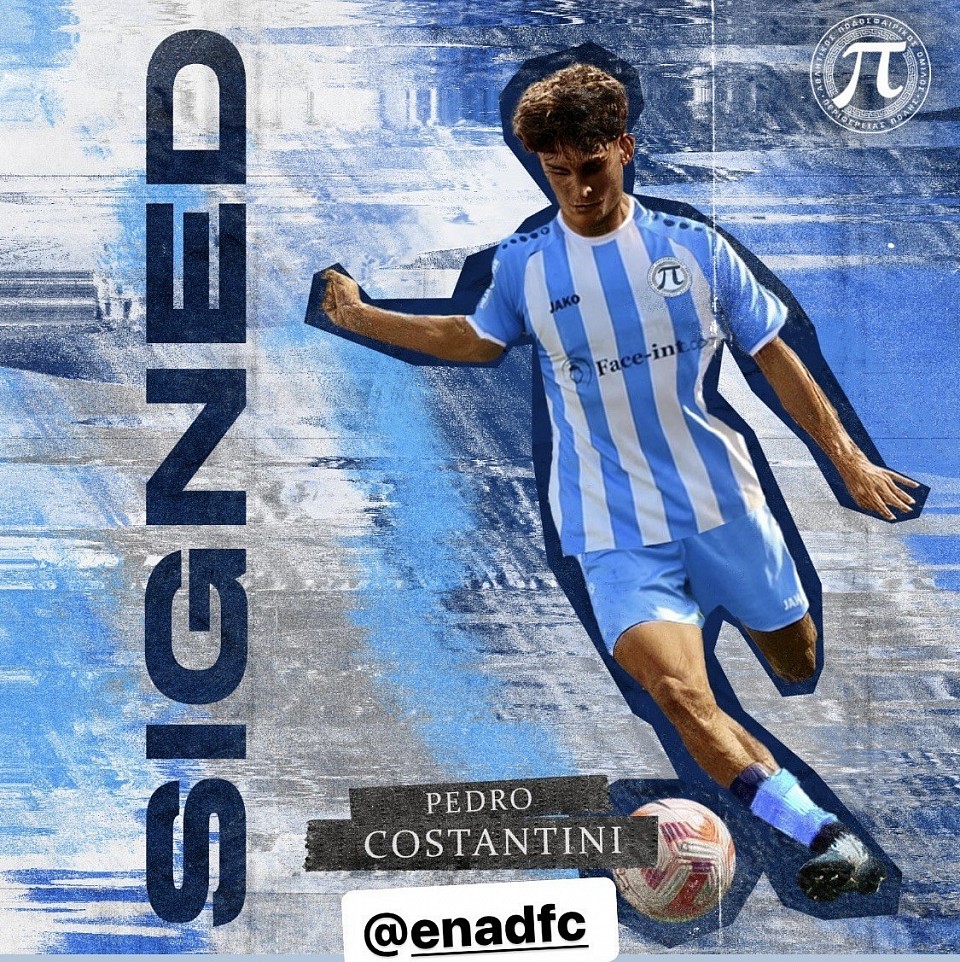 - Agreement concluded ✅ - One-year contract  Argentinean/Italian Pedro Costantini joins @enadfc . (APOP POLIS)  Congratulations PEDRO! I wish you the best for the 2024/25 season.  THANK YOU to @luissolersoler for the collaboration  This is my first deal with my new club as a Scout.⚽️💪🤝 @enadfc  @pedrojrcostantini